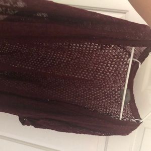 Maroon Cardigan